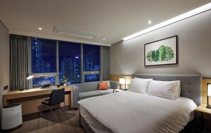 디럭스 더블 프라임 - 최대 투숙인원 2인 | 객실 내 금고, 책상, 노트북 작업 공간, 암막 커튼