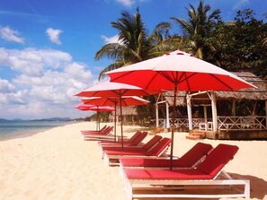 Privatstrand, Liegestühle