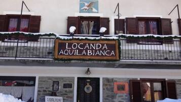 Fassade der Unterkunft