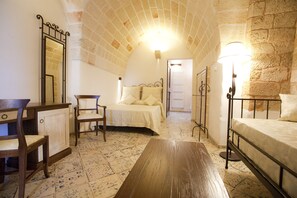 Double Room, Annex Building (5 minutes from the main building) | Down duvets, minibar, in-room safe, individually furnished - Masseria Bosco & Masseria Strazzati (Avetrana)