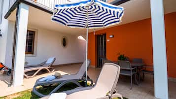 Appartement Premium, 2 chambres, terrasse, vue jardin | Terrasse/Patio