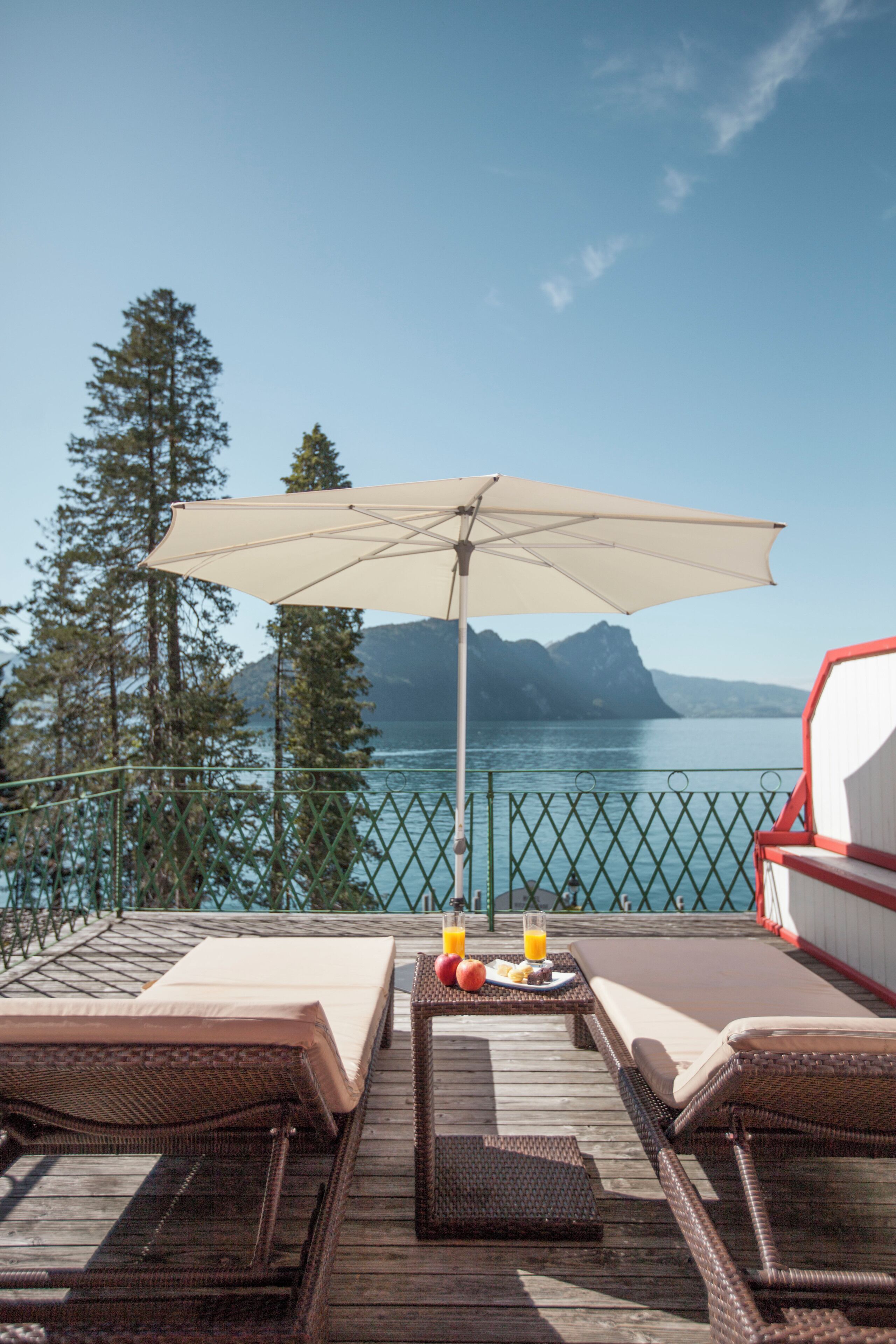 Chambre Double Premium, patio, vue lac | Vue de la chambre