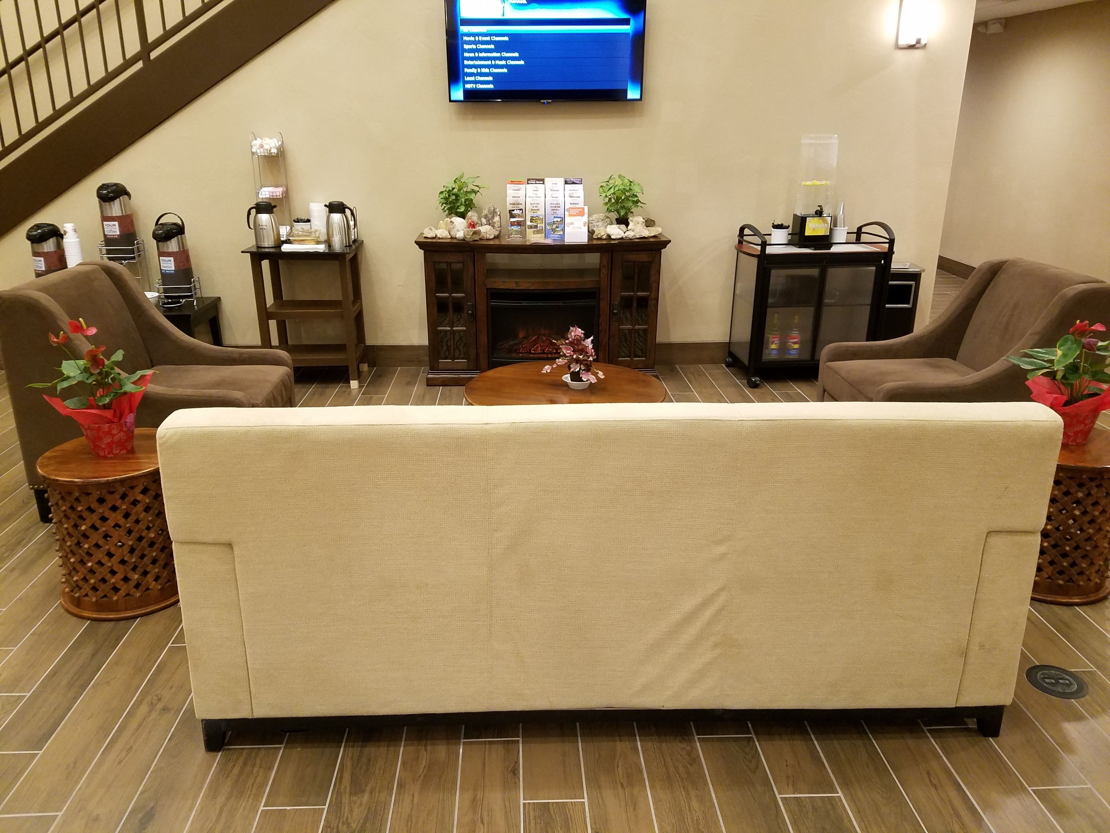 Lobby sitting area