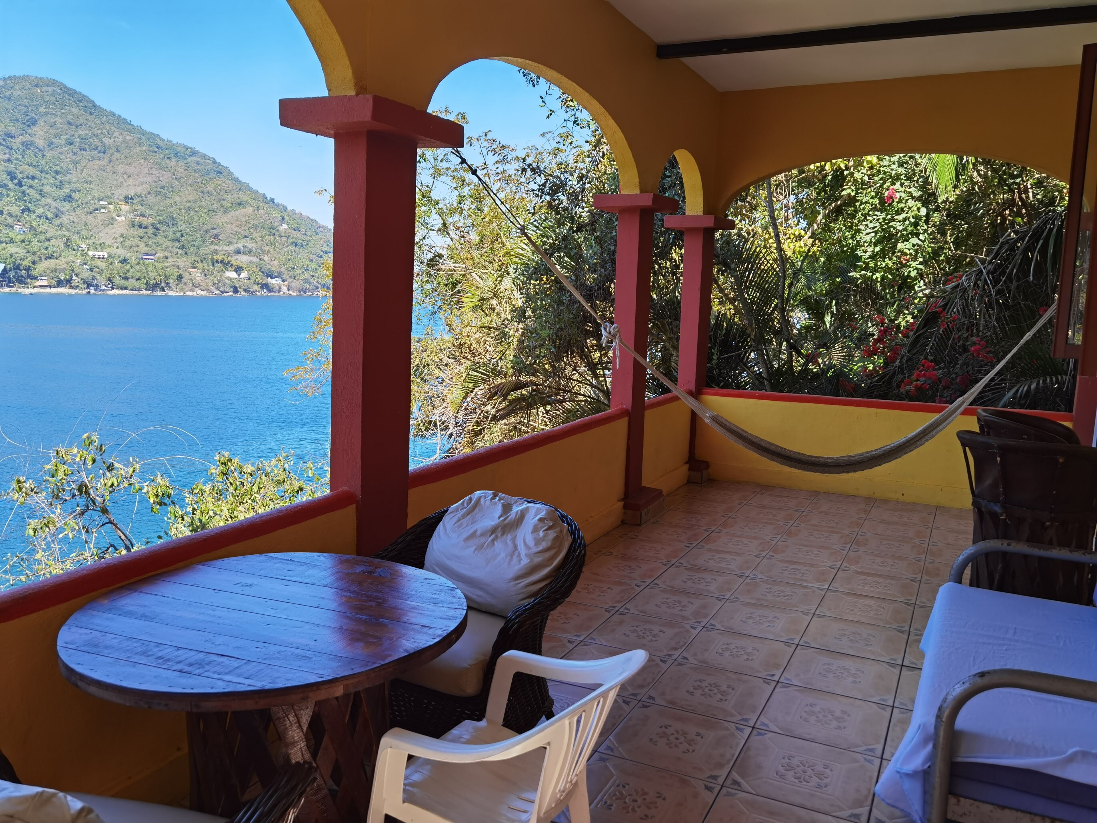 room, multiple beds, sea view | terrace/patio