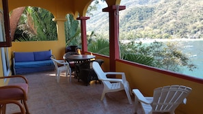 Room, Multiple Beds, Sea View | Balcony