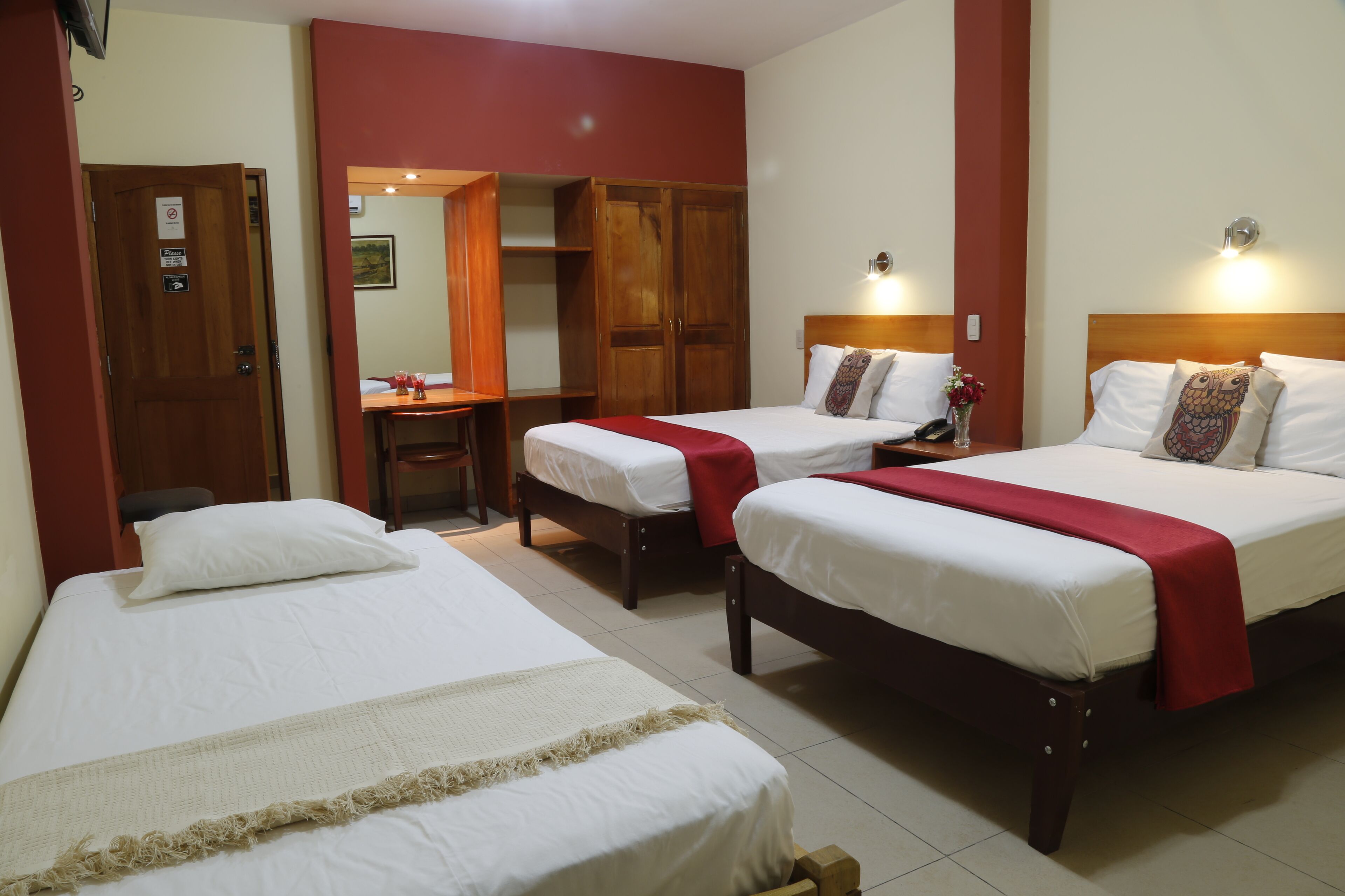 triple room | premium bedding, in-room safe, individually decorated