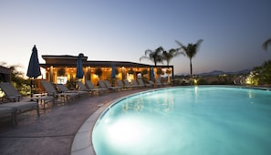 Outdoor pool, cabanas (surcharge), pool umbrellas