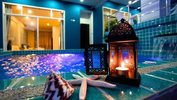 Front of property - evening/night