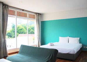 都會客房, 1 張加大雙人床和 1 張沙發床, 非吸煙房, 城市景觀 | 低過敏寢具、客房內保險箱、遮光布/窗簾、免費無線上網