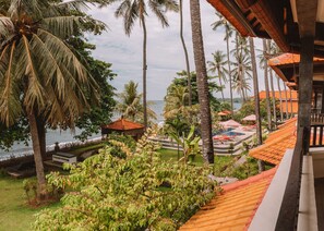 Family Bungalow, Multiple Beds, Balcony, Beachfront | Balcony
