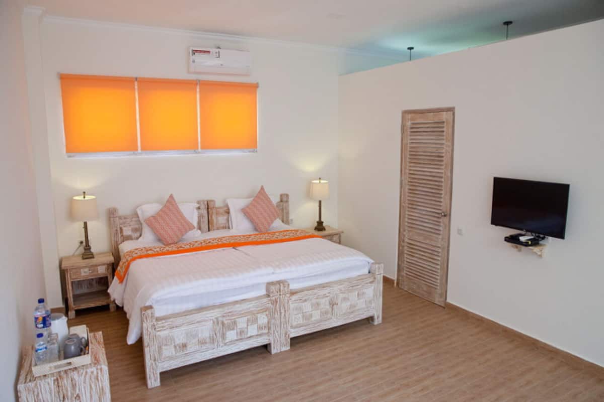 Comfort-Doppel- oder -Zweibettzimmer | 1 Schlafzimmer, hochwertige Bettwaren, individuell dekoriert