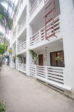 Façade de l’hébergement