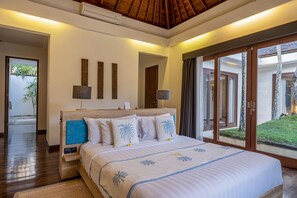 Villa, 2 Schlafzimmer | Hochwertige Bettwaren, Zimmersafe, Schreibtisch, Bügeleisen/Bügelbrett