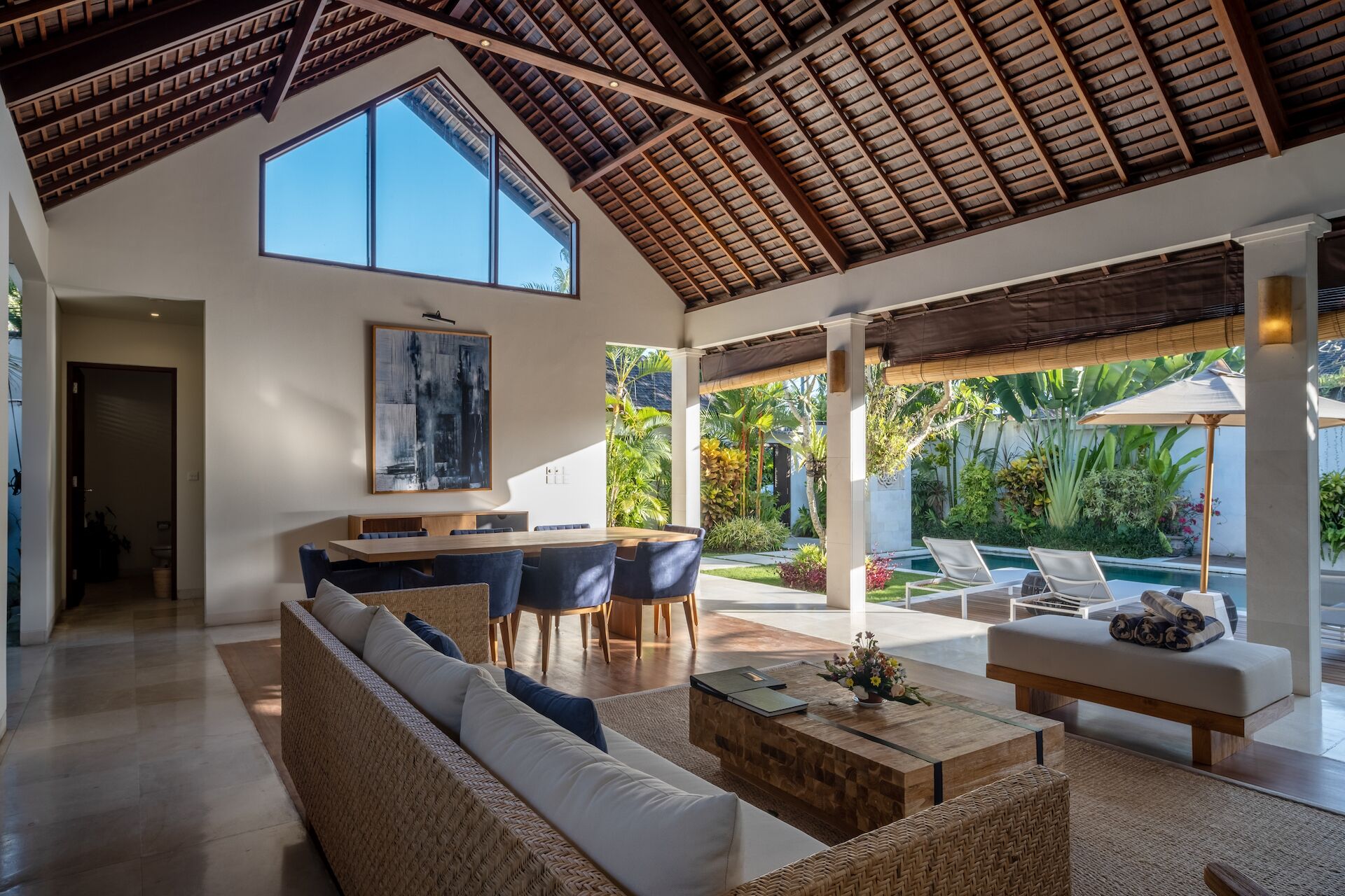Nakula 2 Bedroom Villa with Private Pool | Living area | TV, DVD player, iPod dock