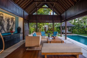 Villa, 2 Schlafzimmer | Wohnbereich