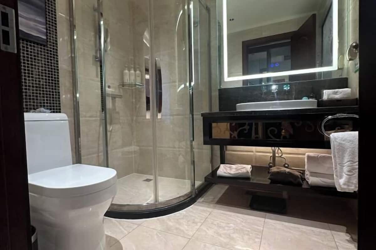 Minibar, in-room safe, alarm clocks, wheelchair access