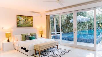 5 chambres, literie de qualité supérieure