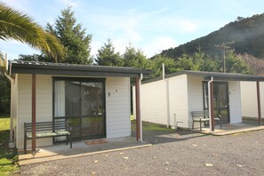 Kitchen cabin (BYO Bedding - Linen Hire Available) | Balcony view