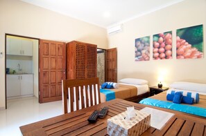 In-room safe, desk, iron/ironing board, rollaway beds