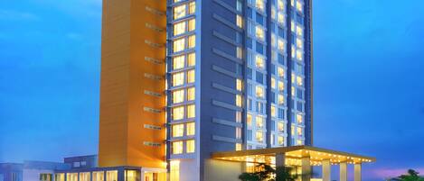 Front of property – evening/night