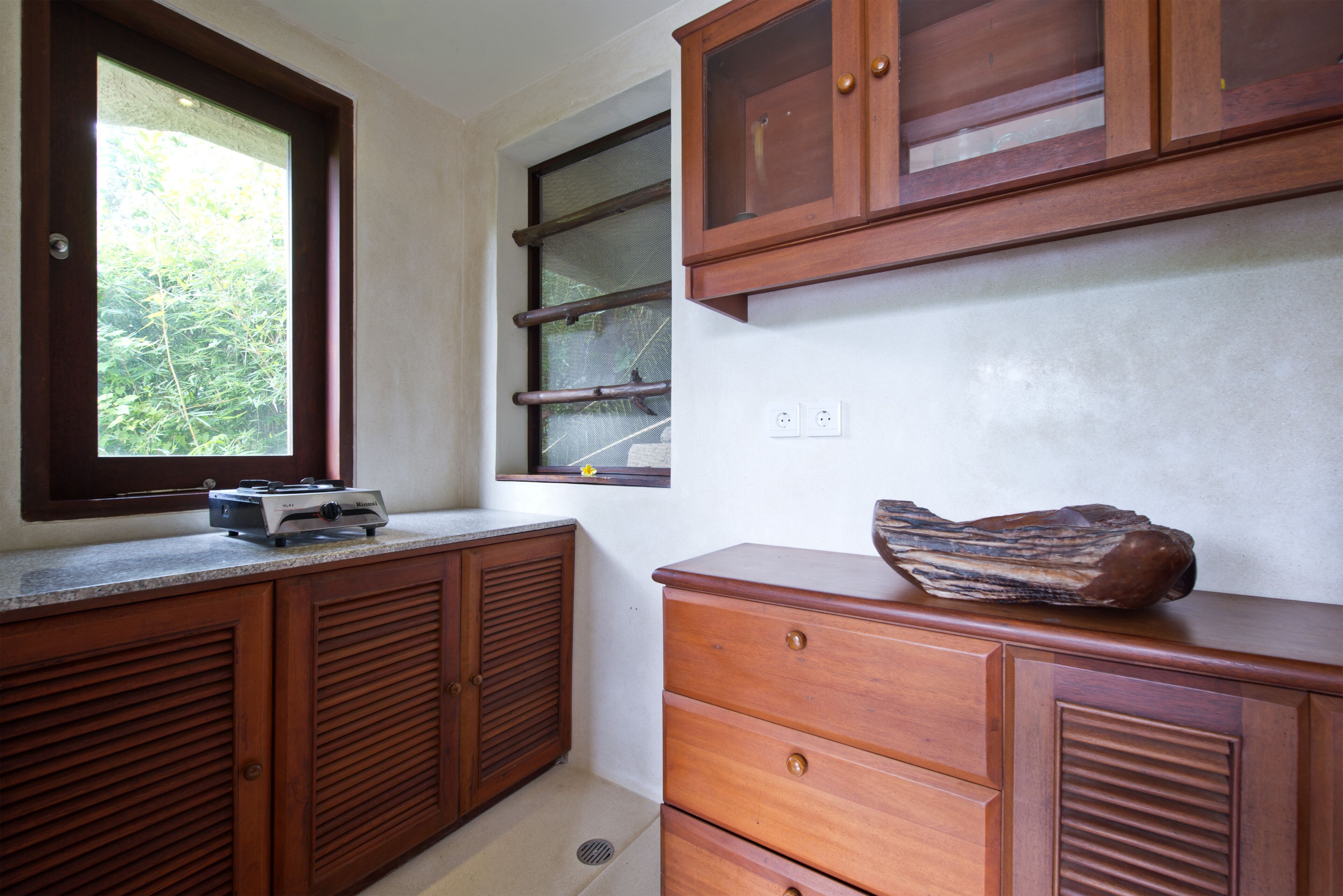 one bedroom duplex pool villa | private kitchenette | coffee/tea maker, electric kettle