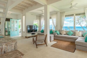 Villa, 2 Bedrooms | Living area | DVD player