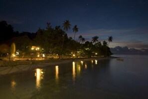 Front of property – evening/night