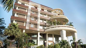 Façana frontal de l'allotjament