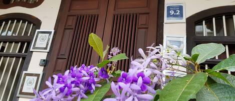 Overnatningsstedets facade