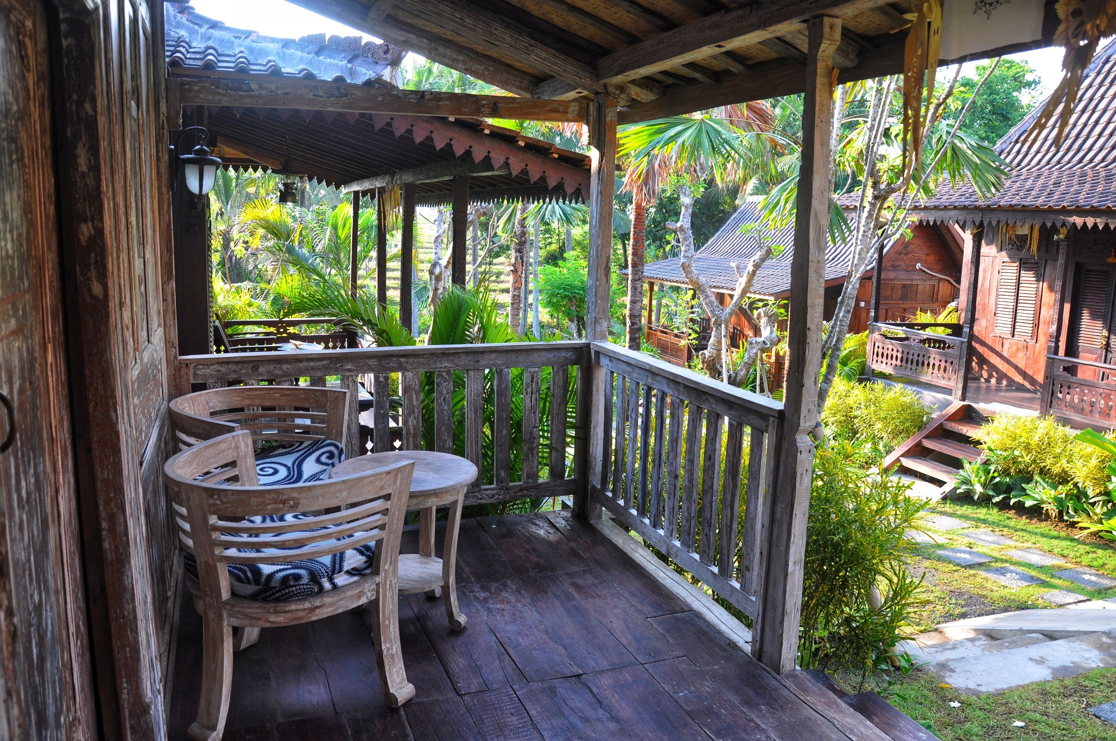 Deluxe-Bungalow, Gartenblick | Terrasse/Patio