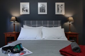 Blackout drapes, iron/ironing board, free WiFi, bed sheets