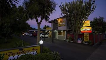 Front of property – evening/night