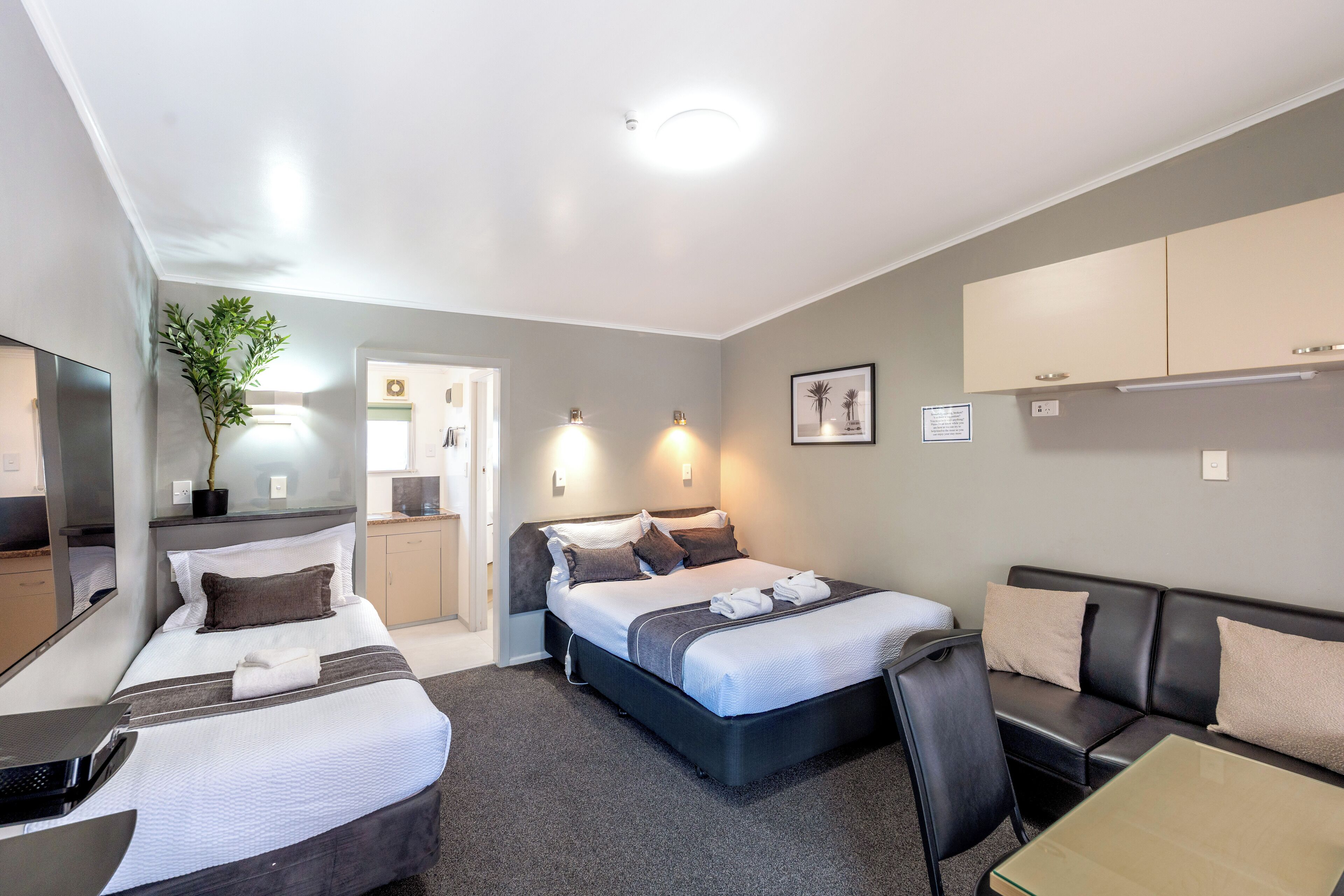 Egyptian cotton sheets, premium bedding, desk, laptop workspace