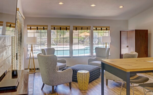 Sala de estar en el lobby