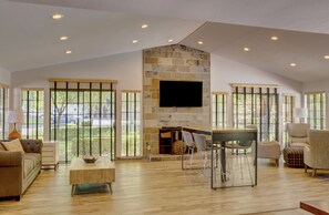 Sala de estar en el lobby