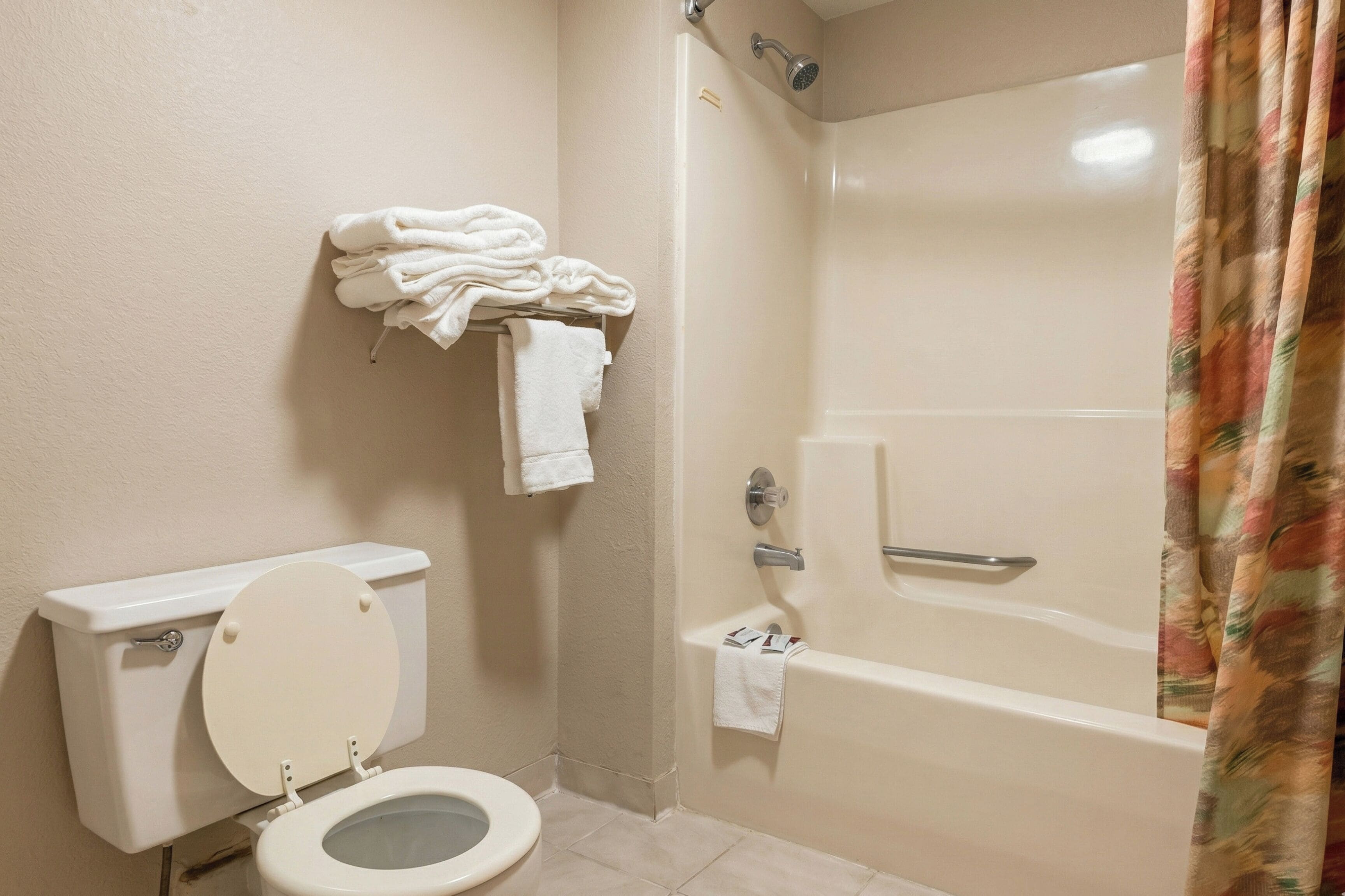 Free toiletries, towels