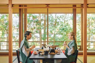 Breakfast and dinner served, Japanese cuisine