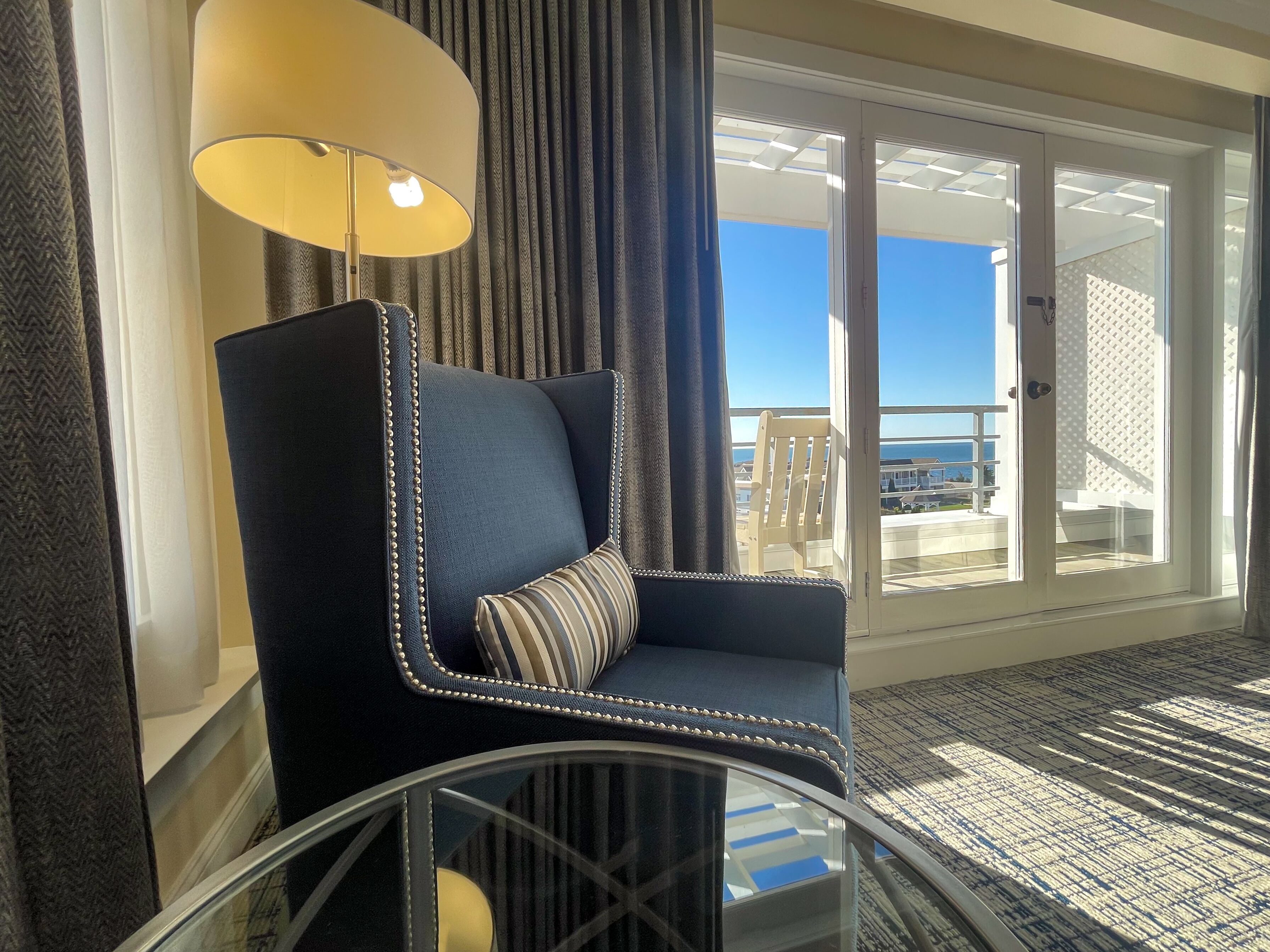 room, 2 queen beds, balcony, ocean view | in-room safe, desk, blackout curtains, iron/ironing board