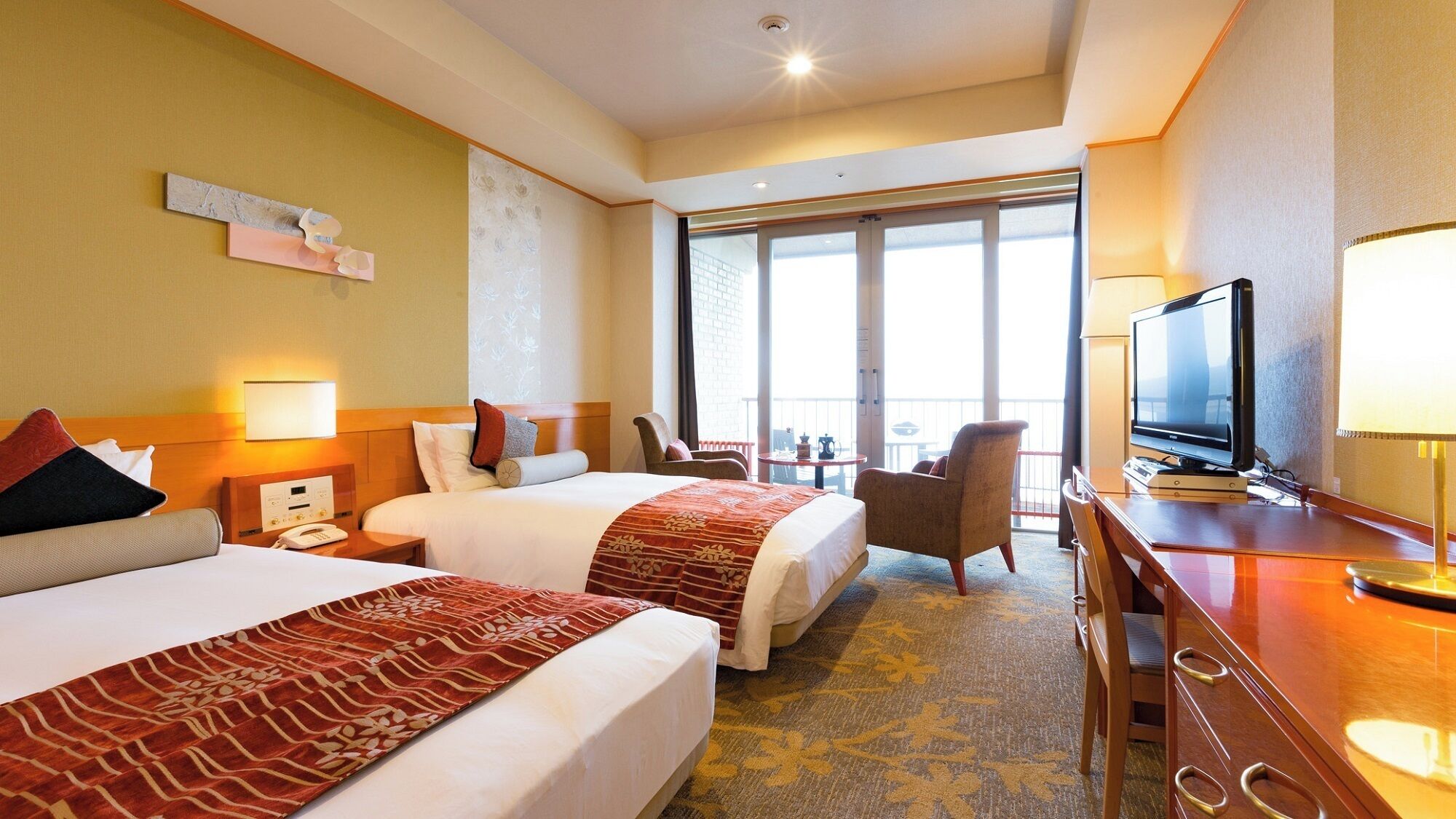 In-room safe, desk, laptop workspace, blackout curtains