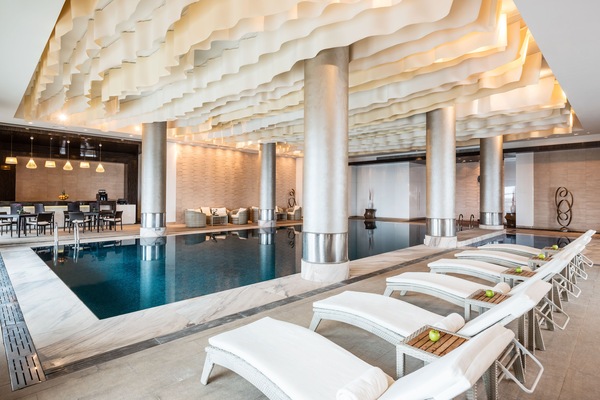 Indoor pool, outdoor pool