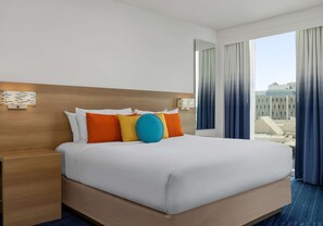 Roupas de cama premium, edredons de pluma, cofres nos quartos