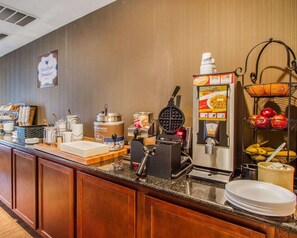 Petit déjeuner à emporter compris tous les jours