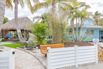 Garden view at Siesta Key Beachside Villas