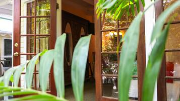 Poinciana Patio, Pool View, Patio - Adult Only | Terrace/patio