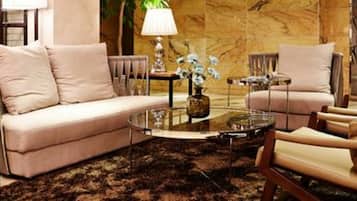 Sala de estar en el lobby