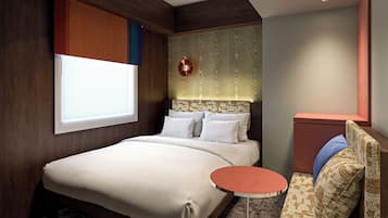 In-room safe, desk, laptop workspace, iron/ironing board