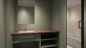 In-room safe, desk, laptop workspace, iron/ironing board