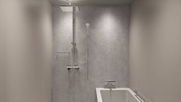 Free toiletries, hair dryer, slippers, electronic bidet