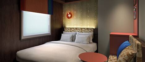 In-room safe, iron/ironing board (on request), WiFi (free), bed sheets