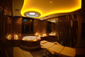 Couples treatment rooms, Turkish bath, body treatments, hydrotherapy